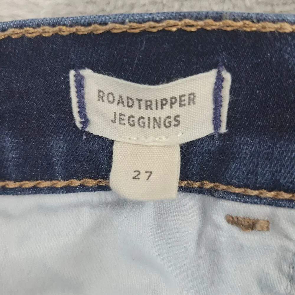 Madewell Womens Jeans Size 27 Roadtripper Jegging Dark Blue Wash